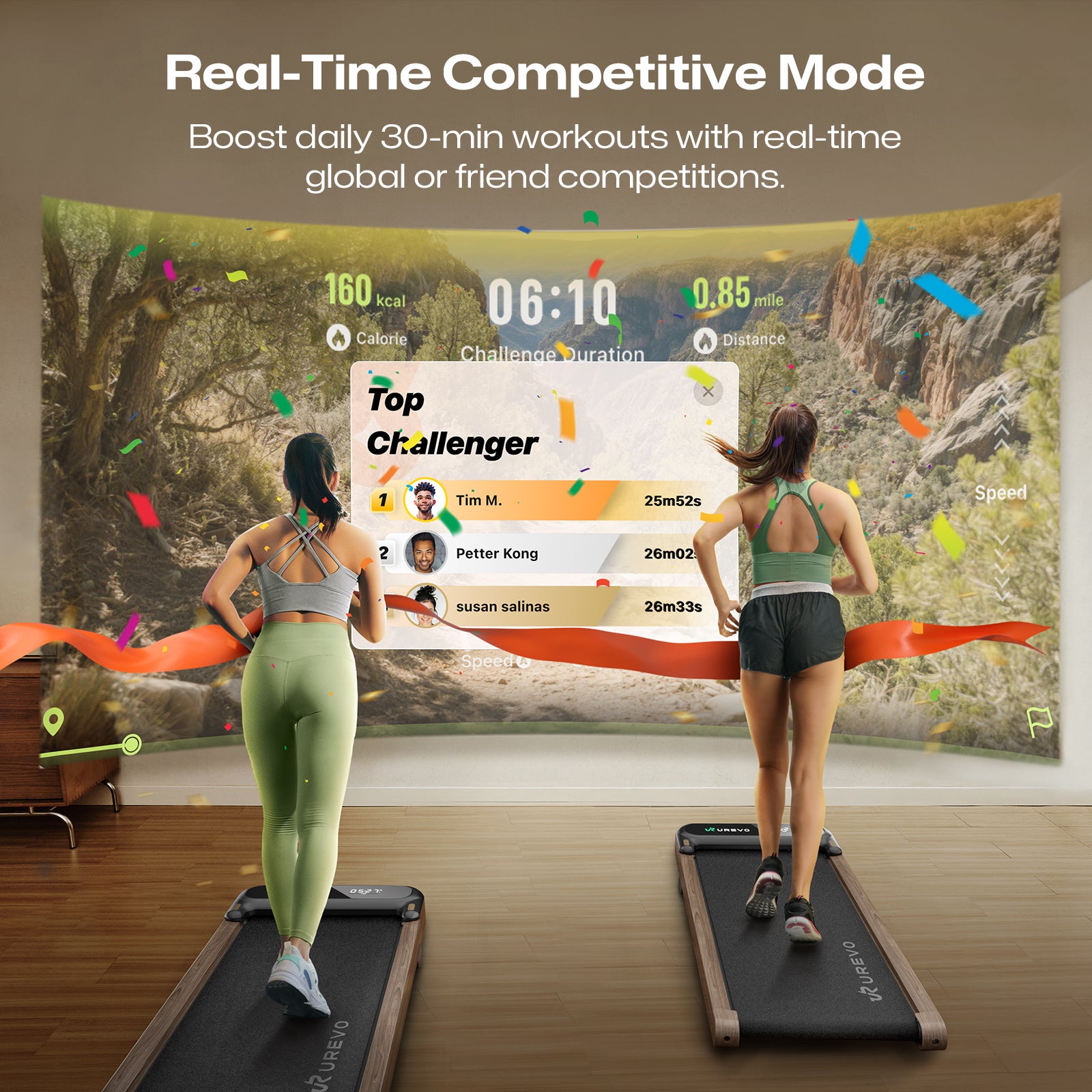 UREVO Spacewalk E4W walking treadmill