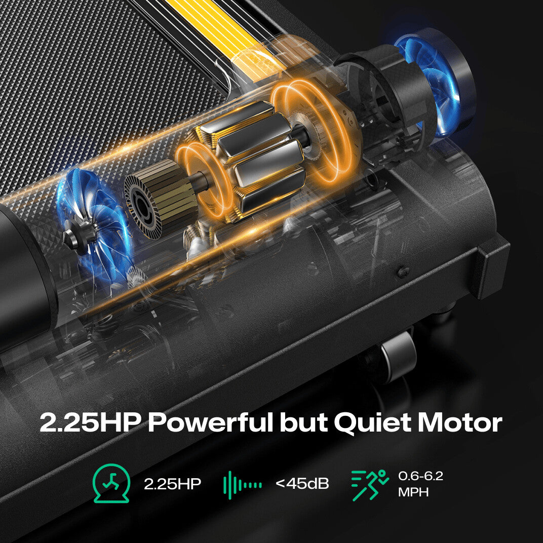 Urevo Foldi Mini löpband 1049 x 399 mm 10 km/t