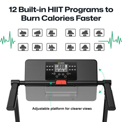 Urevo Foldi Mini löpband 400 x 1050 mm 10 km/t