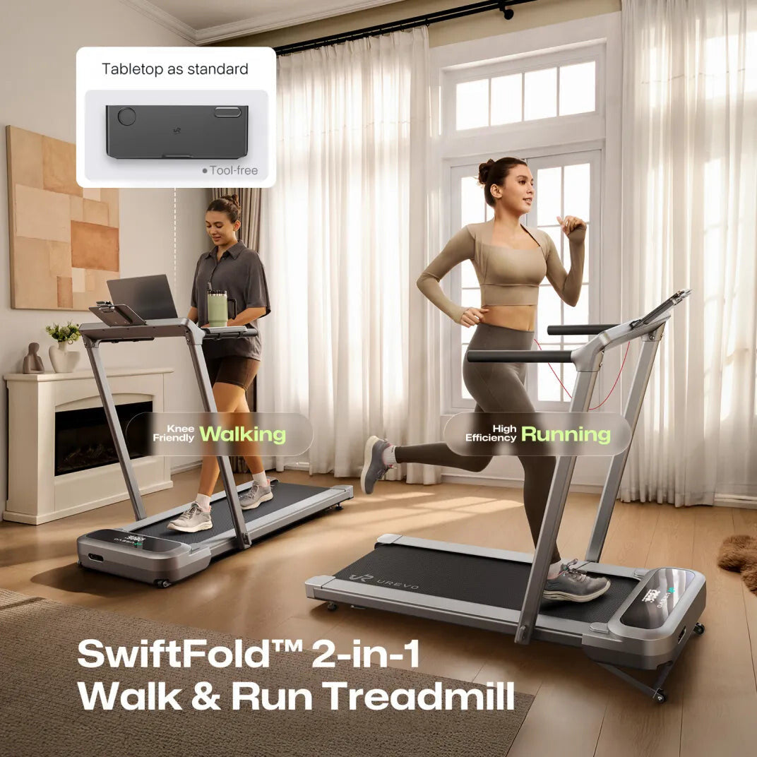 Urevo FoldiMix 5L Pro Smart löpband 400 x 1200 mm 13,4 km/t